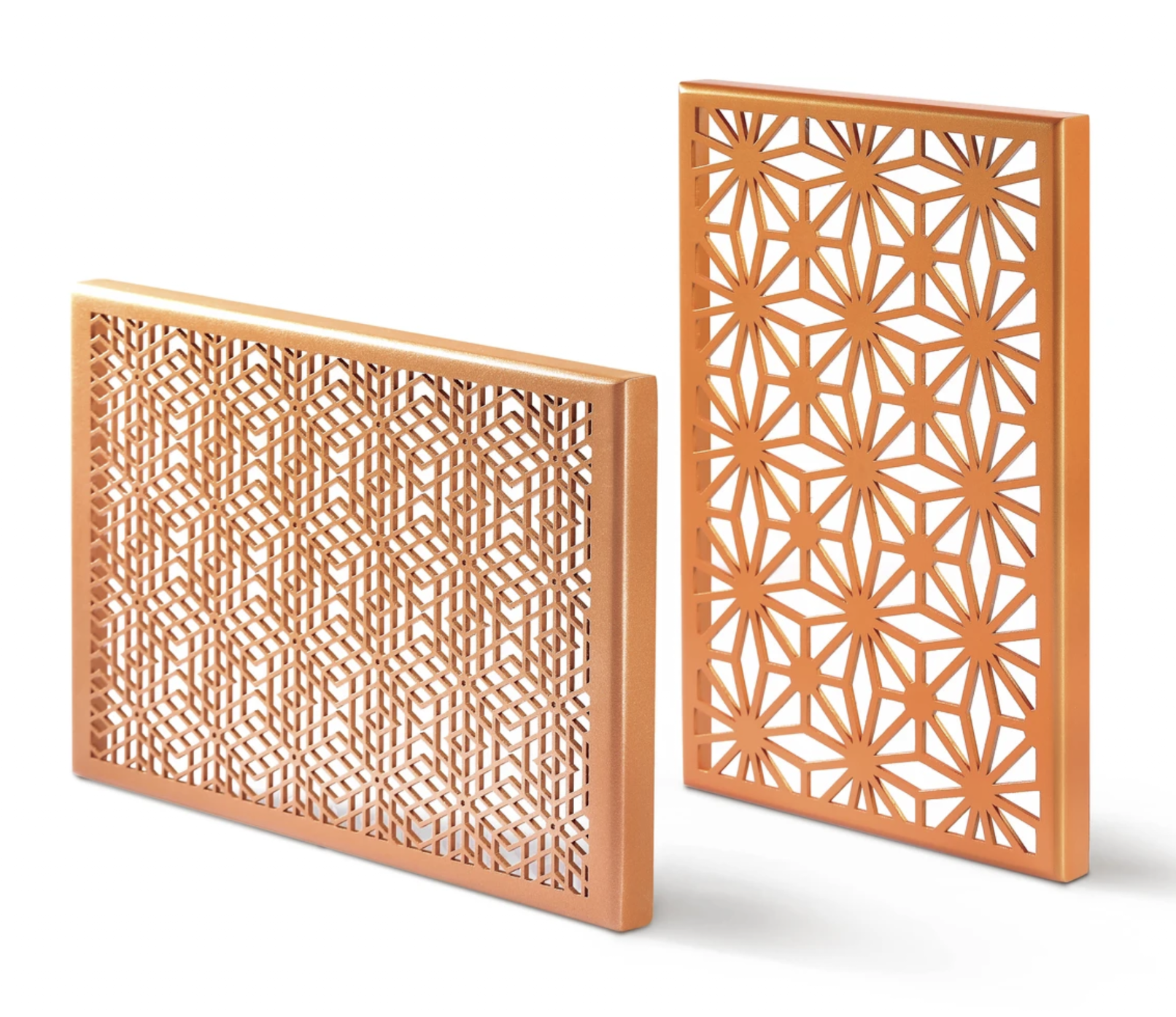 Carved hollow aluminium panel