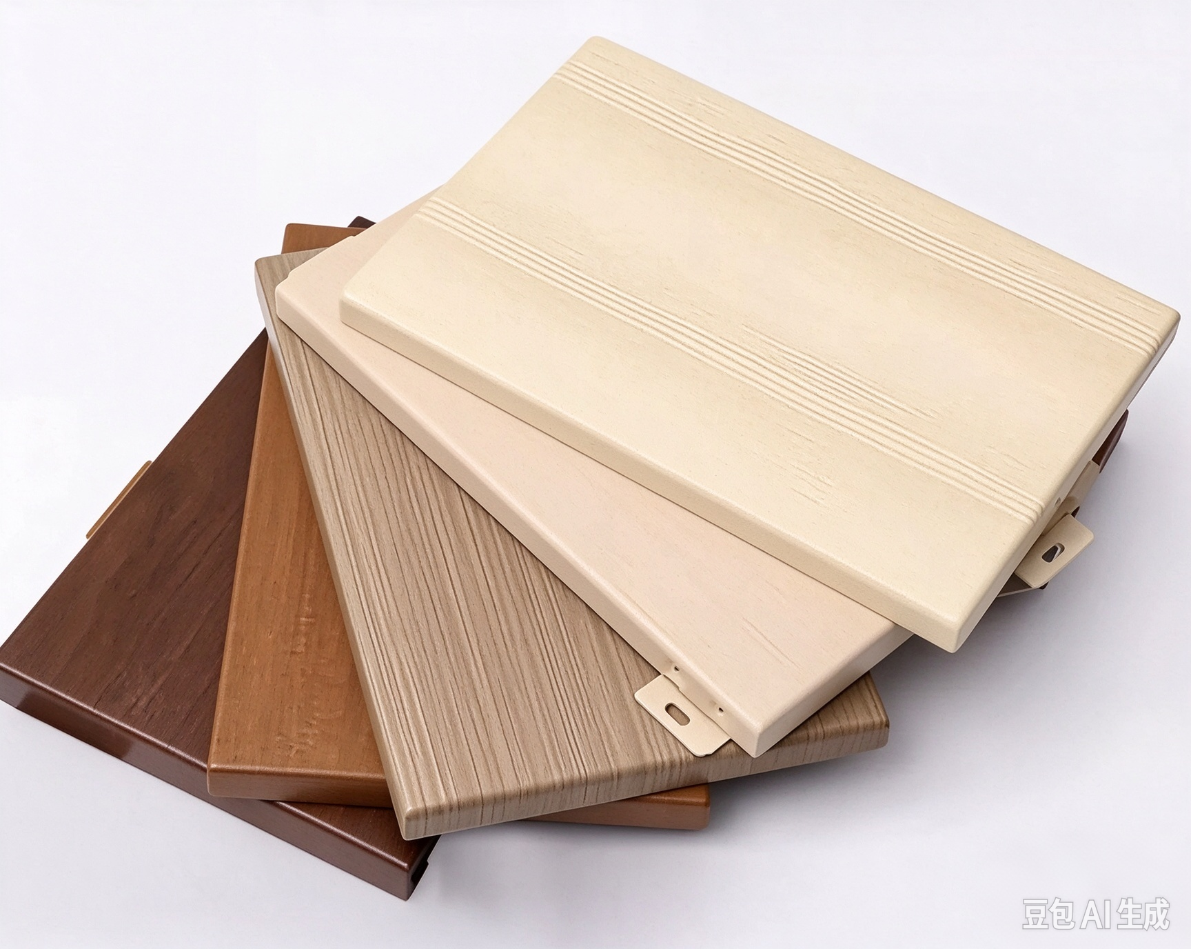 Antique tactile wood-grain aluminium panel